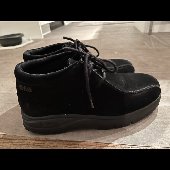 SAO Stacy Adams black suede shoes size 12M - Picture 5 of 10